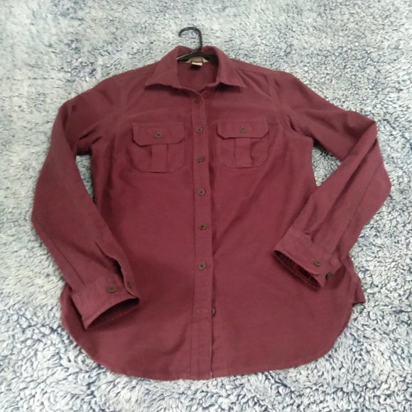 Duluth Trading Co Tops - Maroon Duluth Campshirt